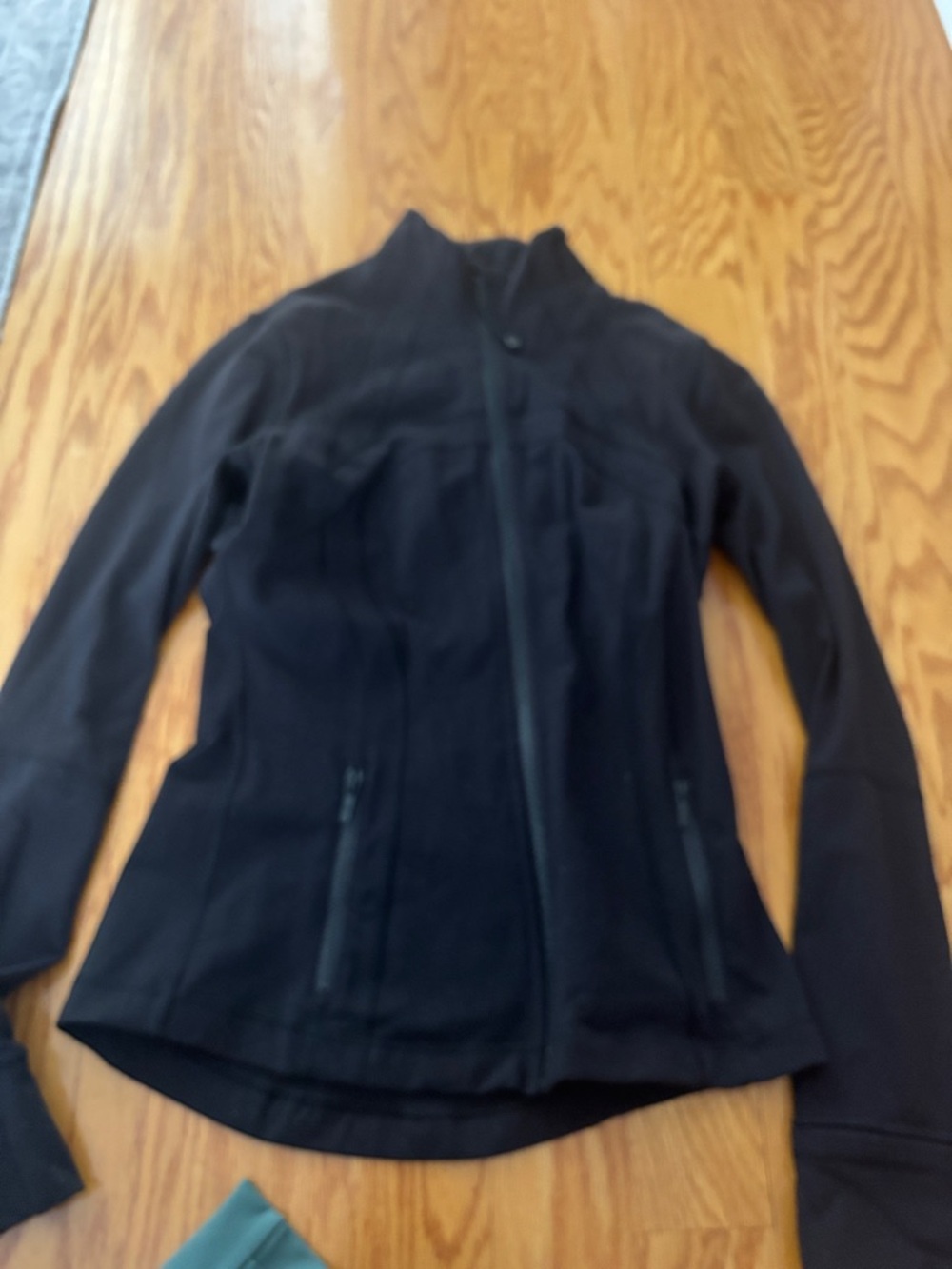 lululemon athletica Black Zip-Up Utility Jacket